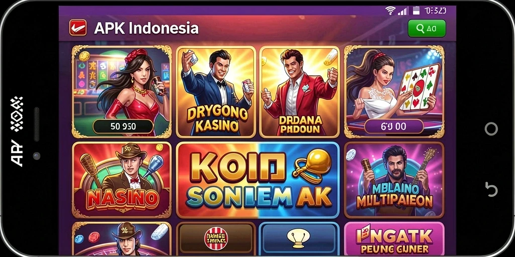 4p4p - Tangkapan layar menunjukkan menu pilihan mode permainan.